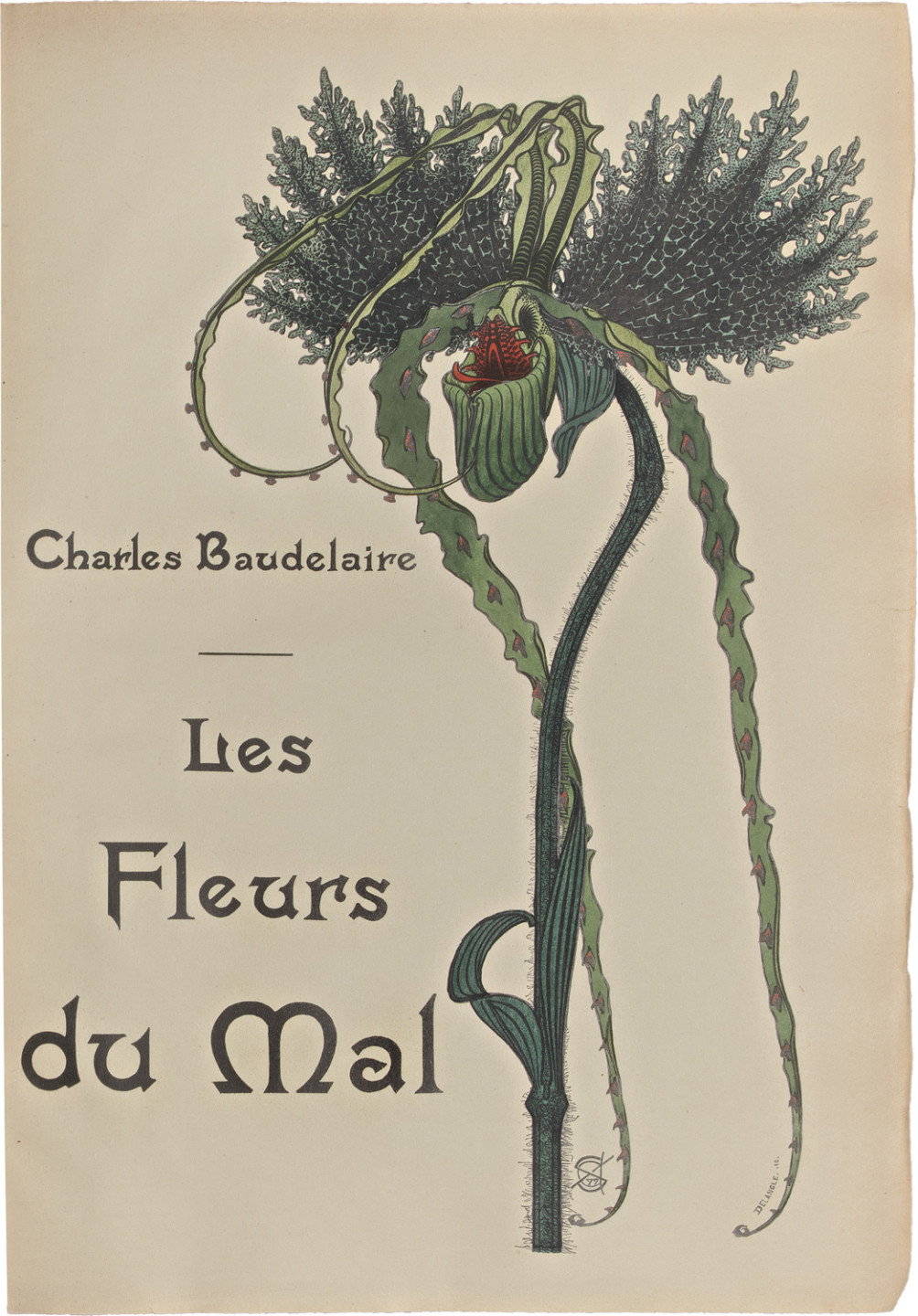 Illustration till Charles Baudelaires Les Fleurs du mal