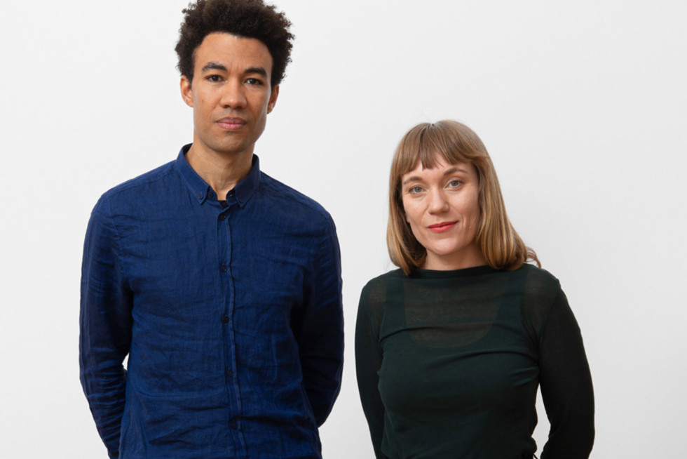 Portrait photo of the curators Santiago Mostyn and Joa Ljungberg