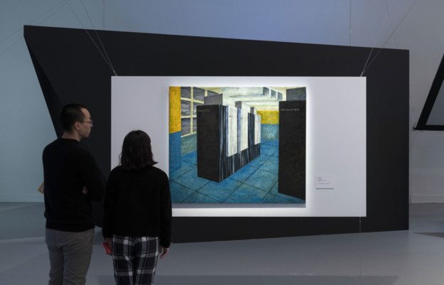 Installationsbild ”Mud Muses – en tirad om teknologi”, Moderna Museet i Stockholm