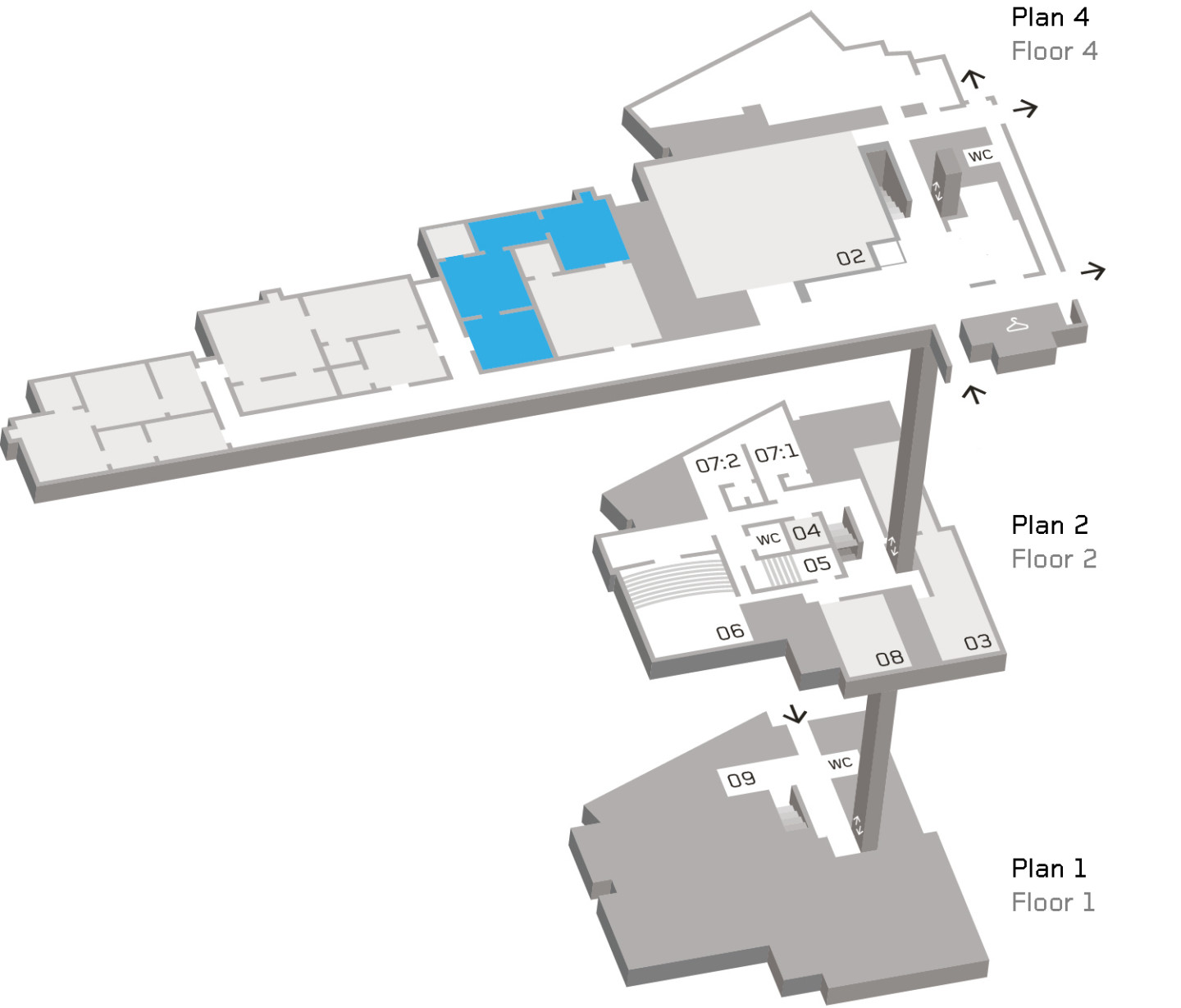 Map of Moderna Museet