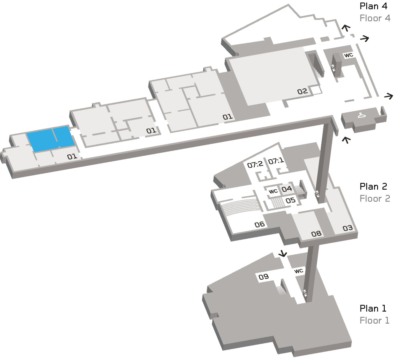 Map of Moderna Museet