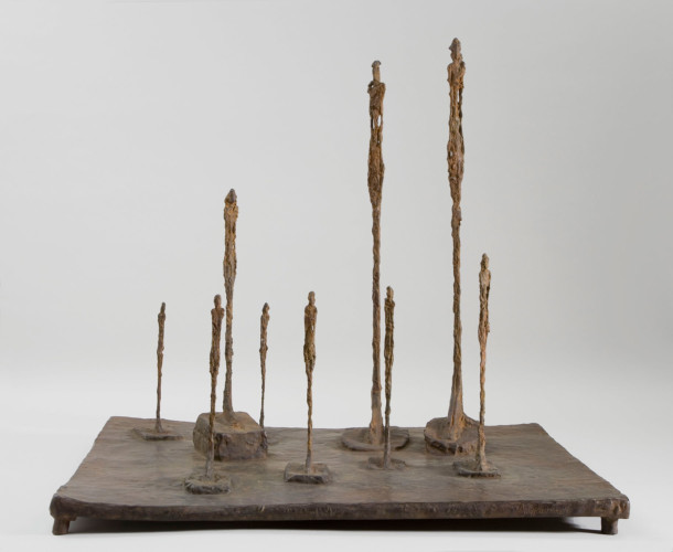 Sculpture by Alberto Giacometti.