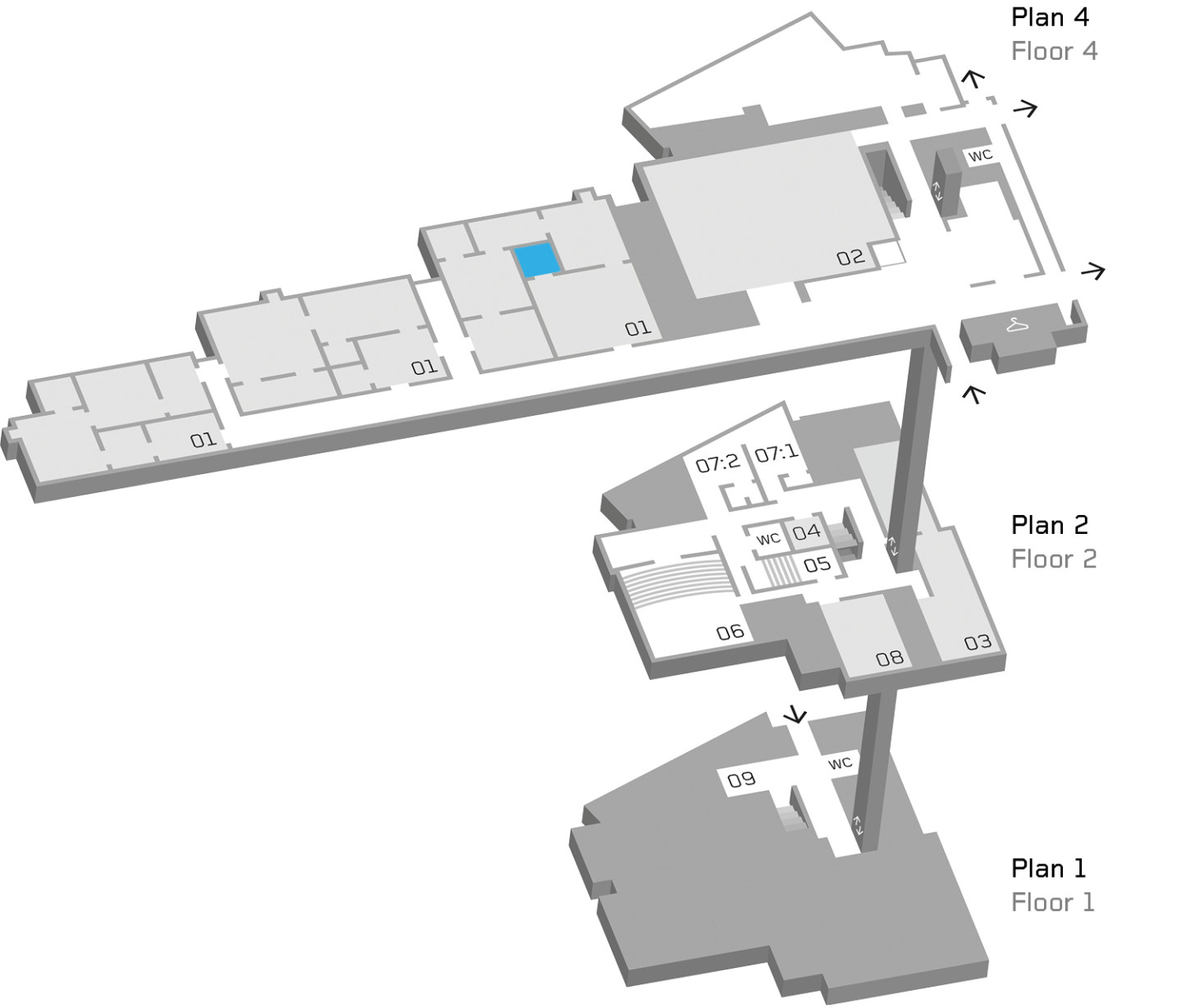 Map of Moderna Museet