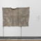 Artwork with embroidment on fabric, rope and metal