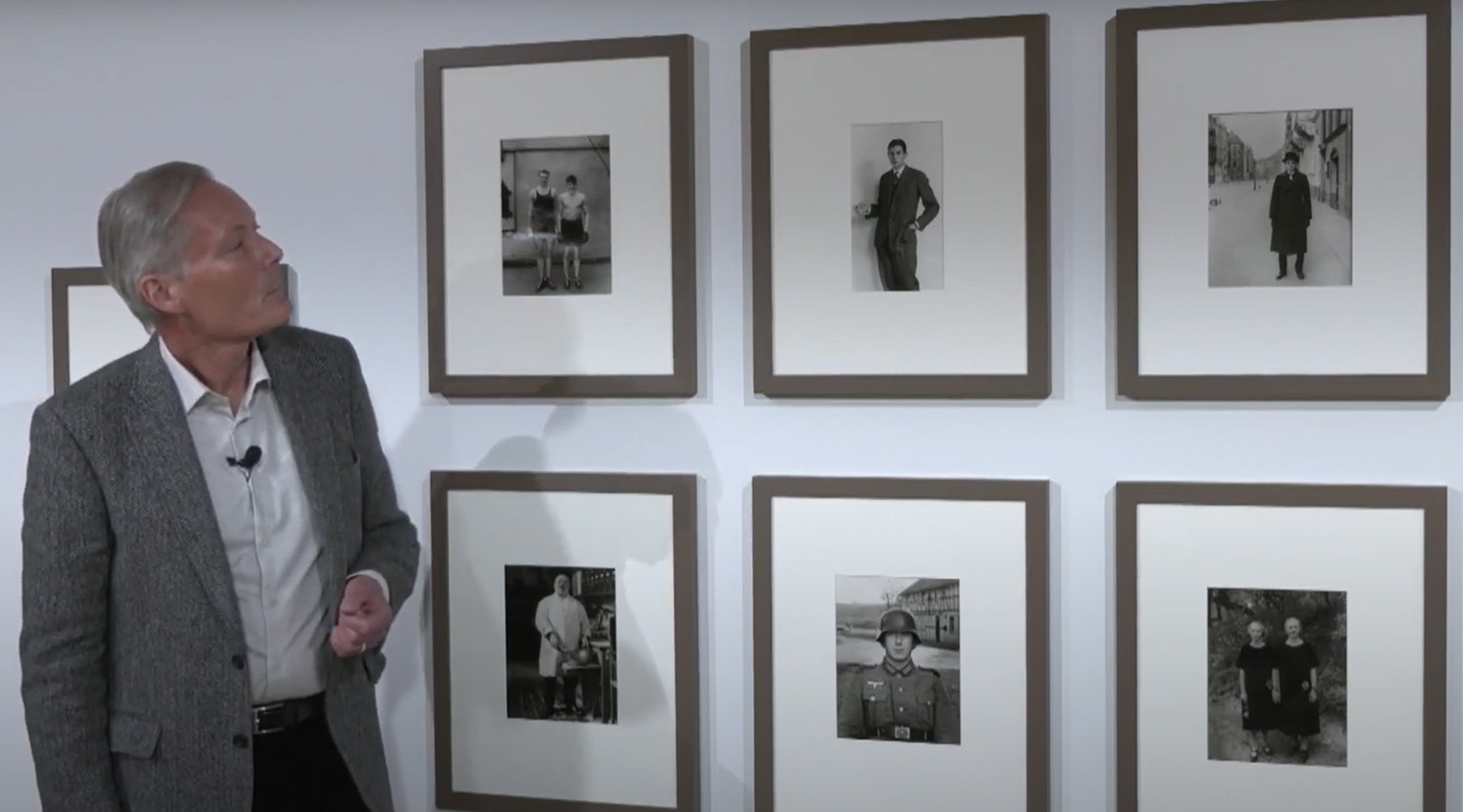 Soffvisning i Visningsmagasinet om August Sander