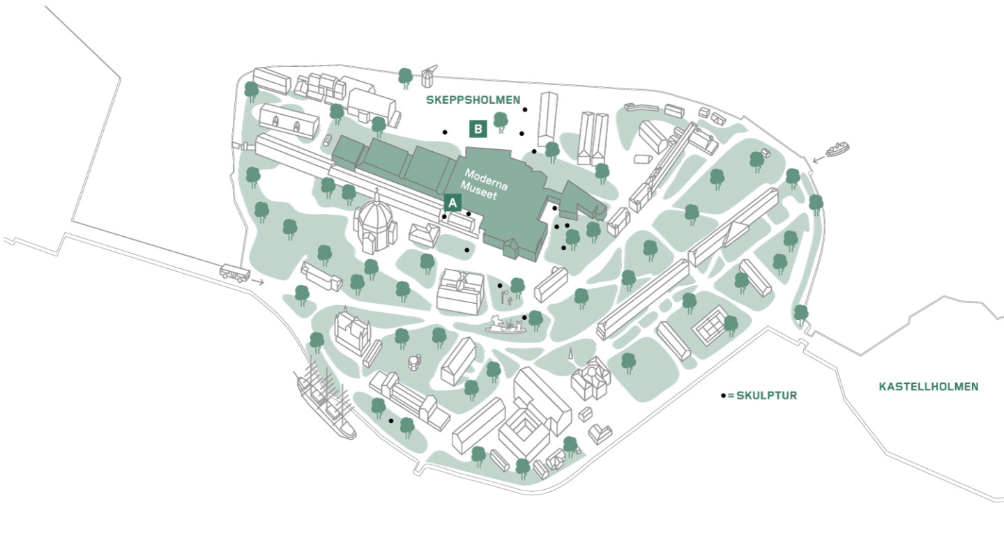 Map Skeppsholmen island