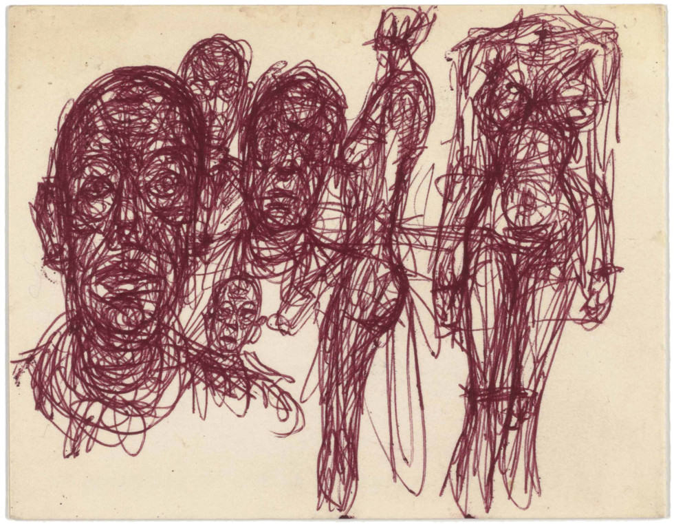 Drawing by Alberto Giacometti