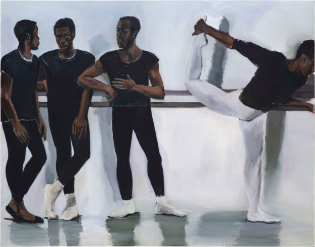 Painting by Lynette Yiadom-Boakye.