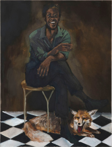 Målning av Lynette Yiadom-Boakye.