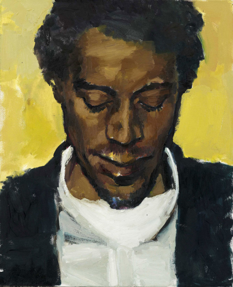 Målning av Lynette Yiadom-Boakye