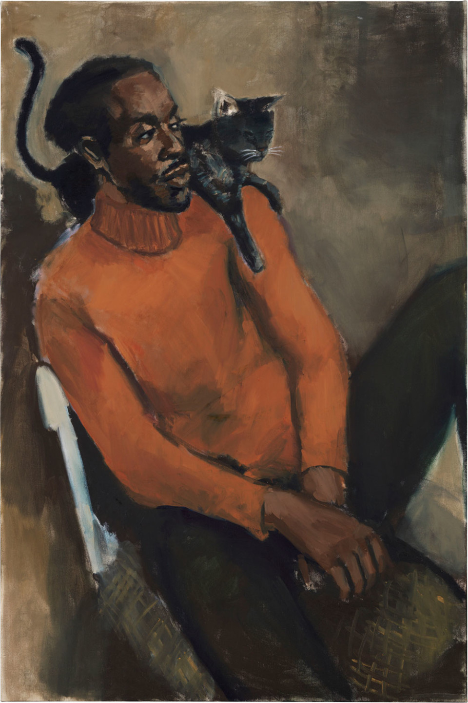 Painting by Lynette Yiadom-Boakye.