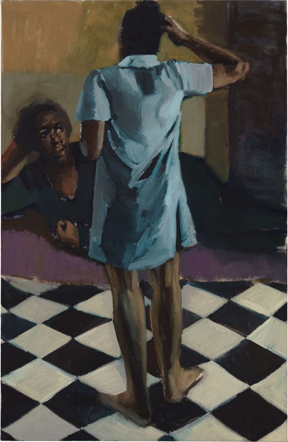 Målning av Lynette Yiadom-Boakye.