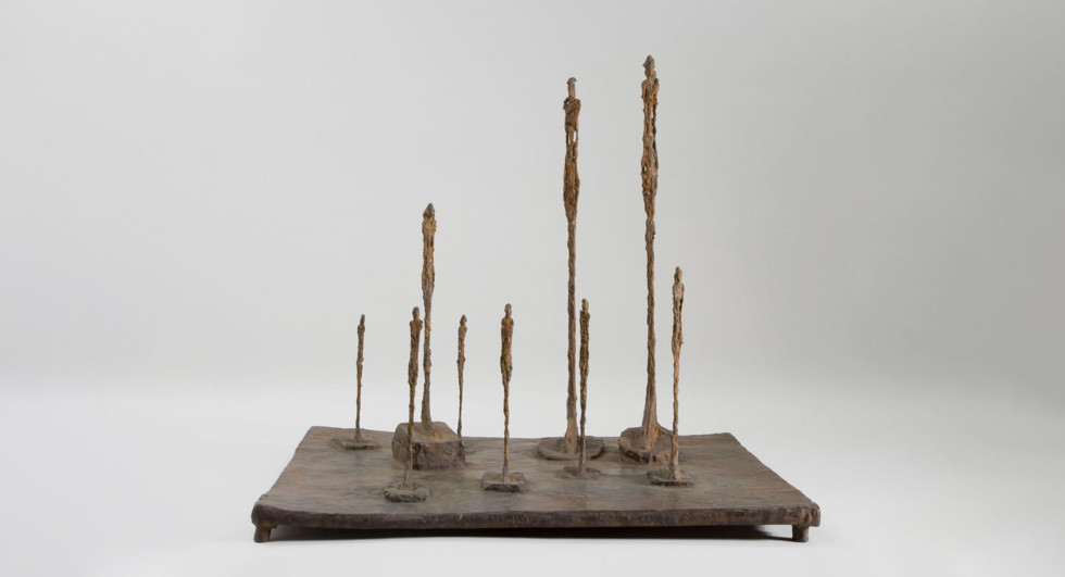 Sculpture by Alberto Giacometti.