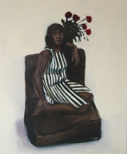 Målning av Lynette Yiadom-Boakye.