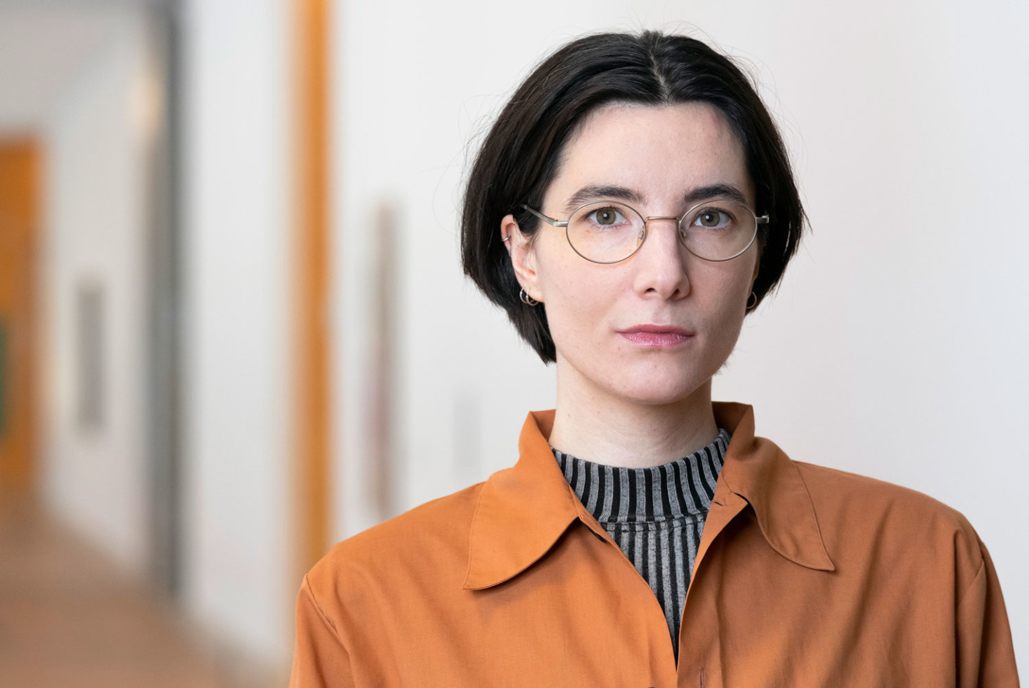 Marianna Feher, assistant curator for the exhibition “Björn Lövin – The Surrounding Reality”