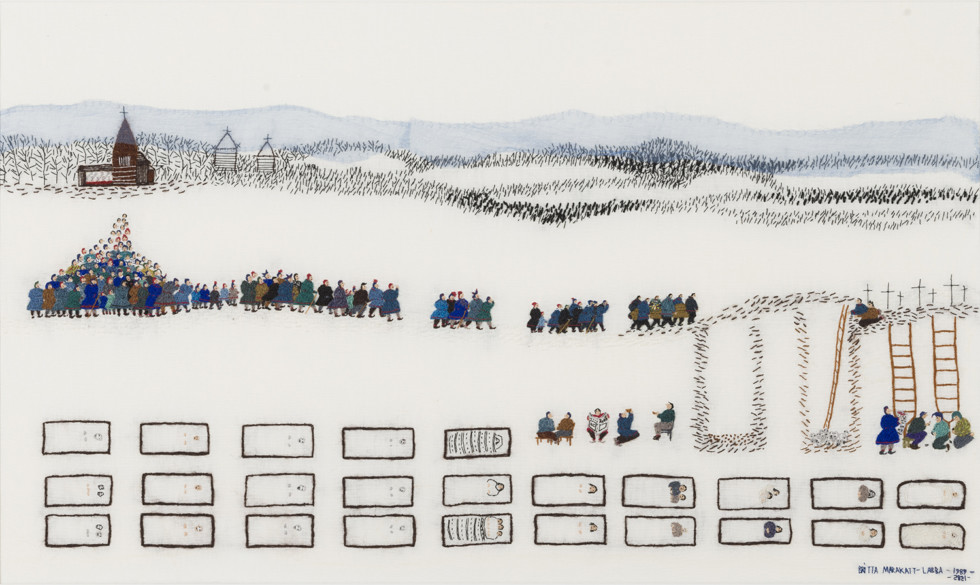 Embroidery by Britta Marakatt-Labba